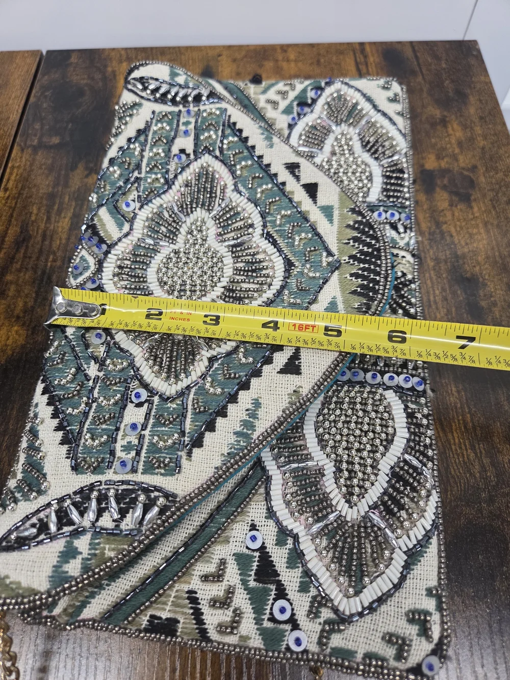 Beaded Envelope Clutch Maximalist Opulent Boho-Glam Eclectic